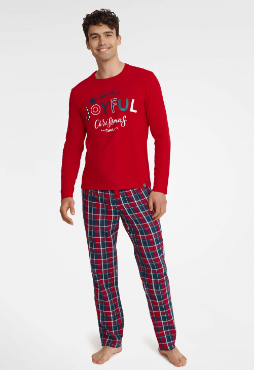 Henderson Piżama Glance  40950-33X Czerwona