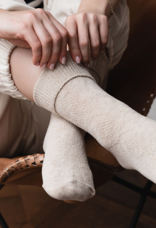 Steven Skarpetki 093-036 Jasny Beż