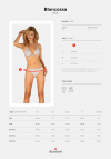 Obsessive Kostium kąpielowy Blancossa bikini Białe