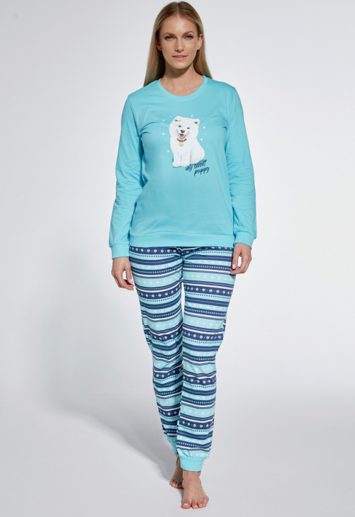 Cornette Piżama Damska Dr 671/345 Sweet Puppy