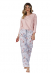 Leveza Piżama Damska Roza 1522