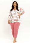 Taro Piżama Damska Louisa 3262 2Xl-3Xl