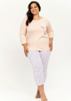 Taro Pizama Damska Ariella 3256 2Xl-3Xl