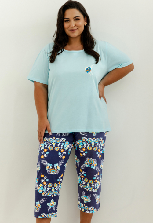 Taro 3366 Piżama Damska Kristen 2Xl-3Xl