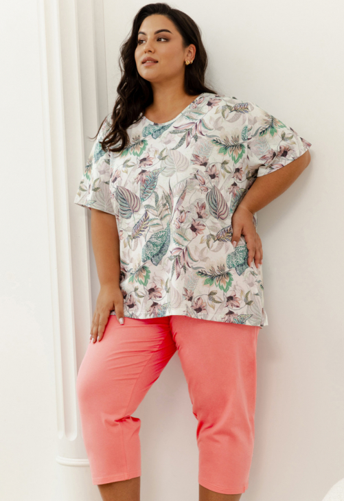 Taro 3369 Piżama Damska Renny 2Xl-3Xl