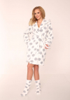 De Lafense Szlafrok Soft Duże Kropki 323