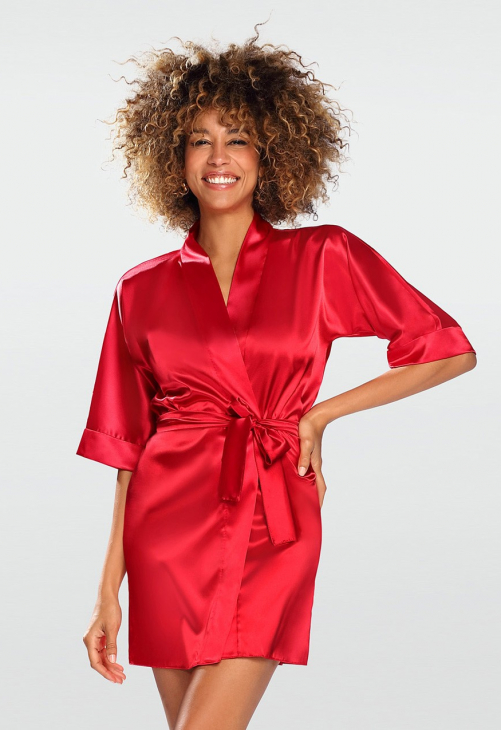 D Karen PODOMKA 90 SATYNA CZERWONY