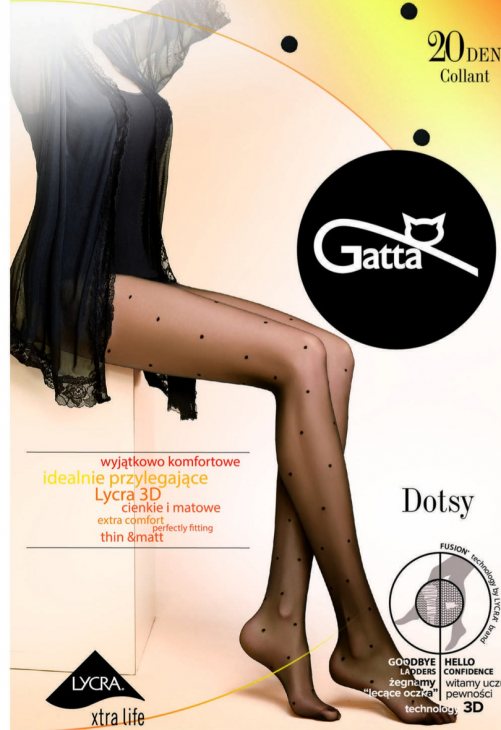 Gatta Dotsy - Rajstopy Damskie Wzorzyste 03-5