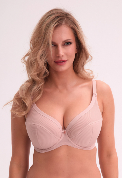 Biustonosz półusztywniany Gaia Sonia 1058 Różowy