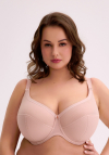 Biustonosz półusztywniany Gaia Sonia 1058 Różowy Maxi