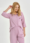 Taro 3435 Piżama Damska Długa Jolie S-Xl