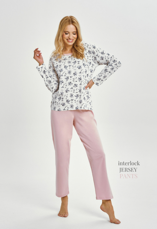 Taro 3451 Piżama Damska Długa Martina M-Xl