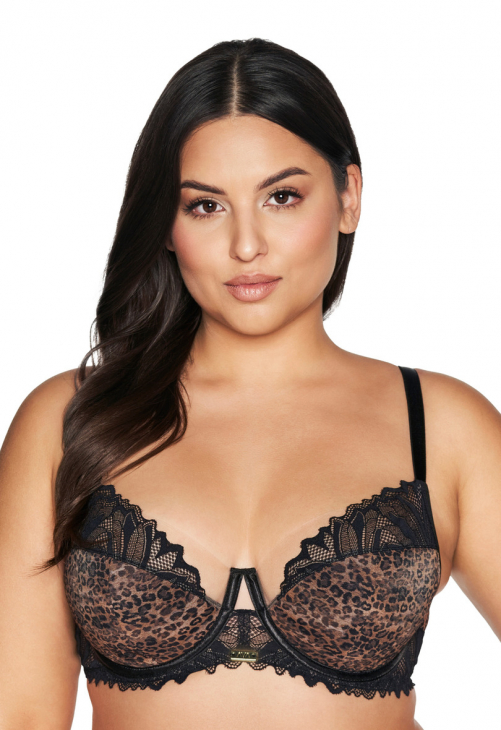 Biustonosz półusztywniany Ava 2132 Black Panther Maxi
