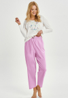 Taro 3459 Piżama Damska Długa Monica S-Xl