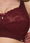 Biustonosz miękki Viki Viola 584 czerwone wino