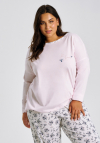Taro 3466 Piżama Damska Długa Ella 4Xl-6Xl