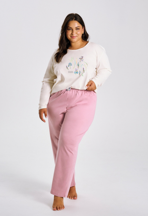 Taro 3470 Piżama Damska Długa Monica 2Xl-4Xl