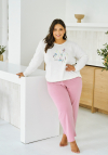 Taro 3470 Piżama Damska Długa Monica 2Xl-4Xl