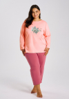 Taro 3471 Piżama Damska Długa Patricia 2Xl-4Xl