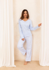 Piżama damska bawełniana Regina 712 J/25 | długi rękaw
