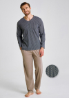 Taro 3482 Piżama Męska Długa Luca 3Xl-4Xl