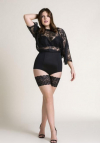 Opaski antyotarciowe Gabriella na uda Plus Size