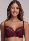 Biustonosz miękki Ava 2197 Side Support Wine