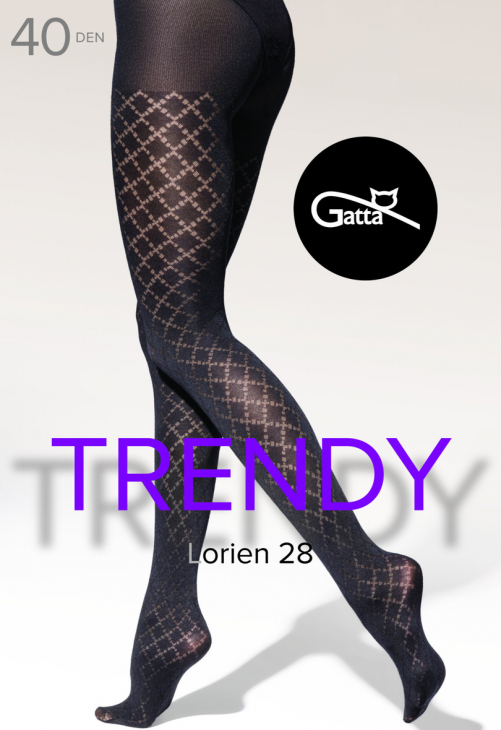 Gatta Lorien - 28 Rajstopy Wzorzyste-6