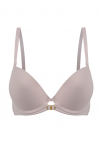Biustonosz push-up gładki Mediolano Nela 19241 pudrowy