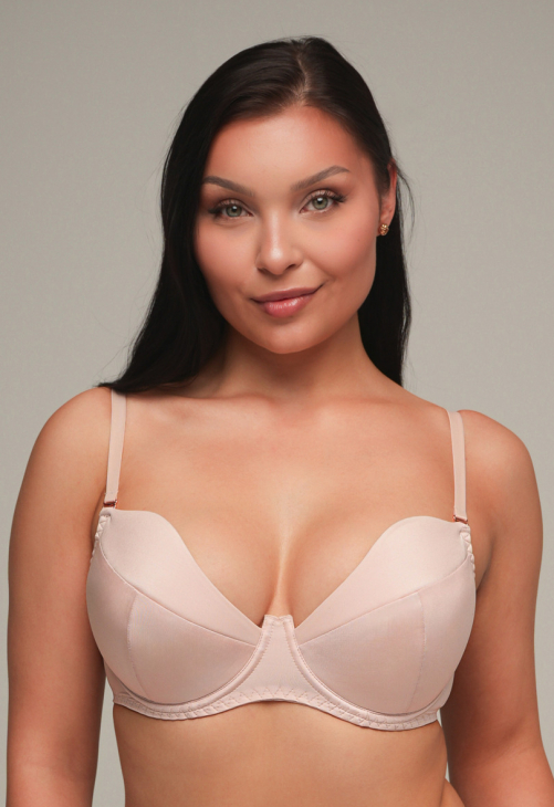 Biustonosz push-up Ava 2202 beżowy