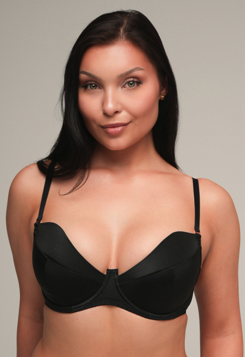 Biustonosz push-up Ava 2202 czarny