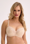 Biustonosz półusztywniany Gaia Sandy 594 beżowy koronkowy
