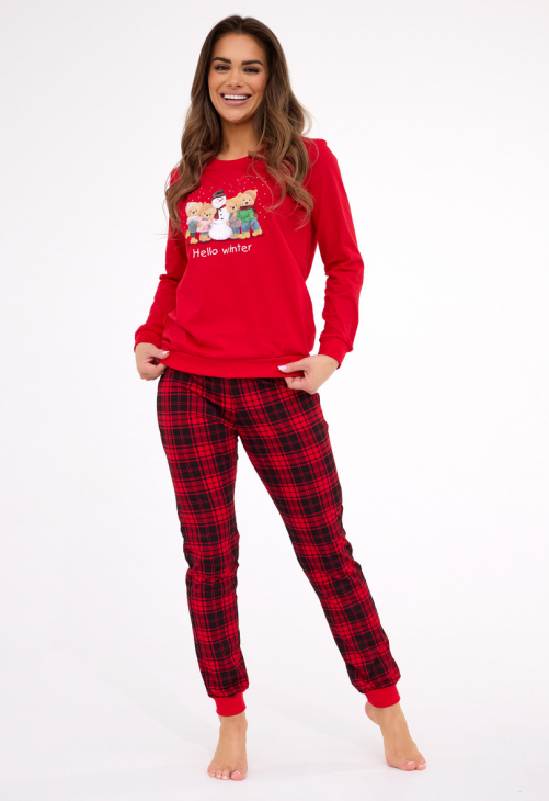 Cornette Piżama Damska Dr 671/421 Winter