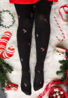 Gabriella Rajstopy Grube - Wzr Christmas Tights