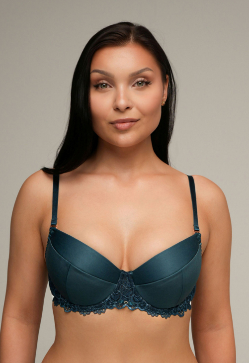 Biustonosz push-up Ava 2201 petrol