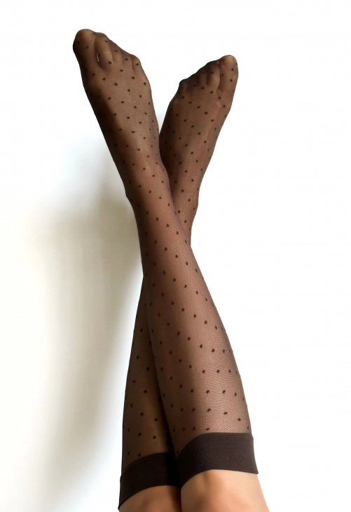 Veneziana Podkolanówki Puntini Cappucino