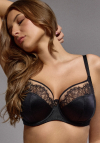 Biustonosz miękki Ava 2230 black Maxi | duży biust