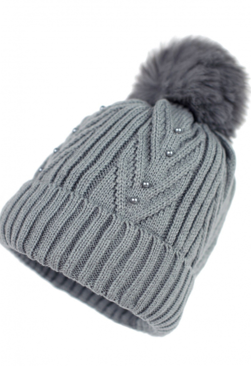 Art of Polo Czapka Perełkowy Urok Szara