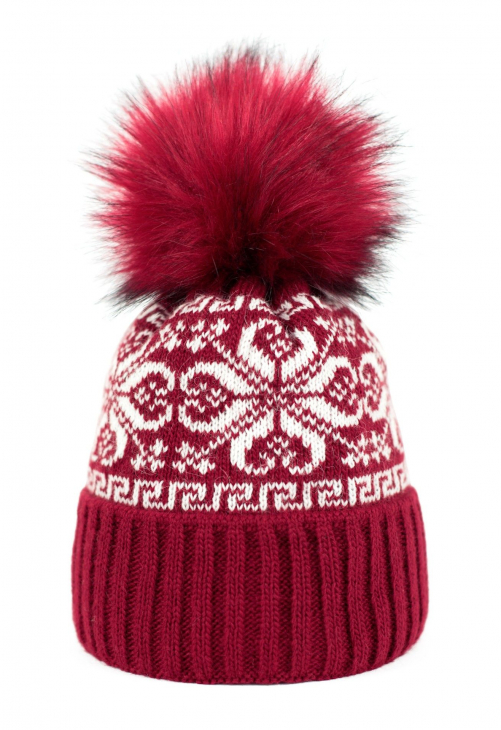 Art of Polo Czapka Grudniowy Poranek Bordowa