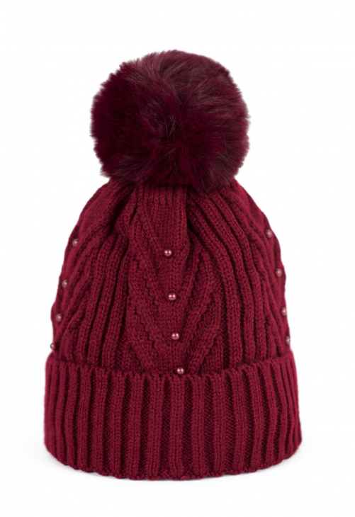 Art of Polo Czapka Perełkowy Urok Czerwona