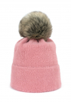Art of Polo Czapka Soft Fluff Różowa