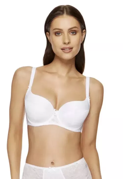 Gorteks Elise Biustonosz Usztywniany Biały
