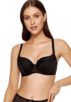Gorteks Elise Biustonosz Usztywniany Czarny
