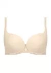 Biustonosz push-up gładki Gorteks Carla beżowy