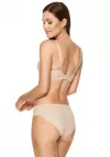 Biustonosz push-up gładki Gorteks Carla Beżowy