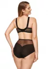 Biustonosz miękki koronkowy Gorteks Gabi B2 Plus Size czarny