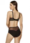 Biustonosz miękki koronkowy Gorteks Gabi B2 Plus Size czarny