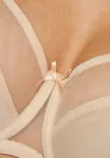 Biustonosz miękki typu soft Gorteks Zara B2 beżowy
