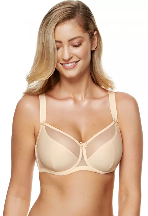 Biustonosz miękki Gorteks Zara Beżowy