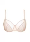 Biustonosz miękki koronkowy Gorteks Gabi B2 Plus Size beżowy